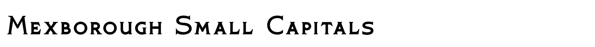 Mexborough Small Capitals image